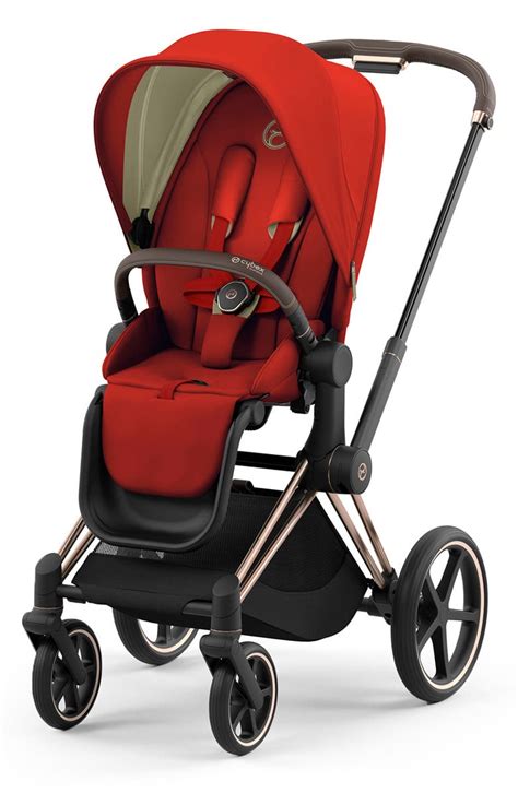 CYBEX Priam 4 Rose Gold Compact Stroller .